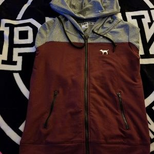 "Pink" hooded jacket